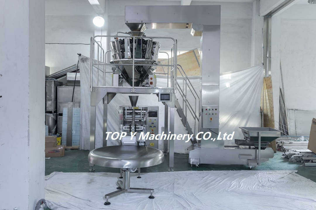 Automatic weighing chocolate bar marshmallows cotton sugger sweet candy vertical packing machine