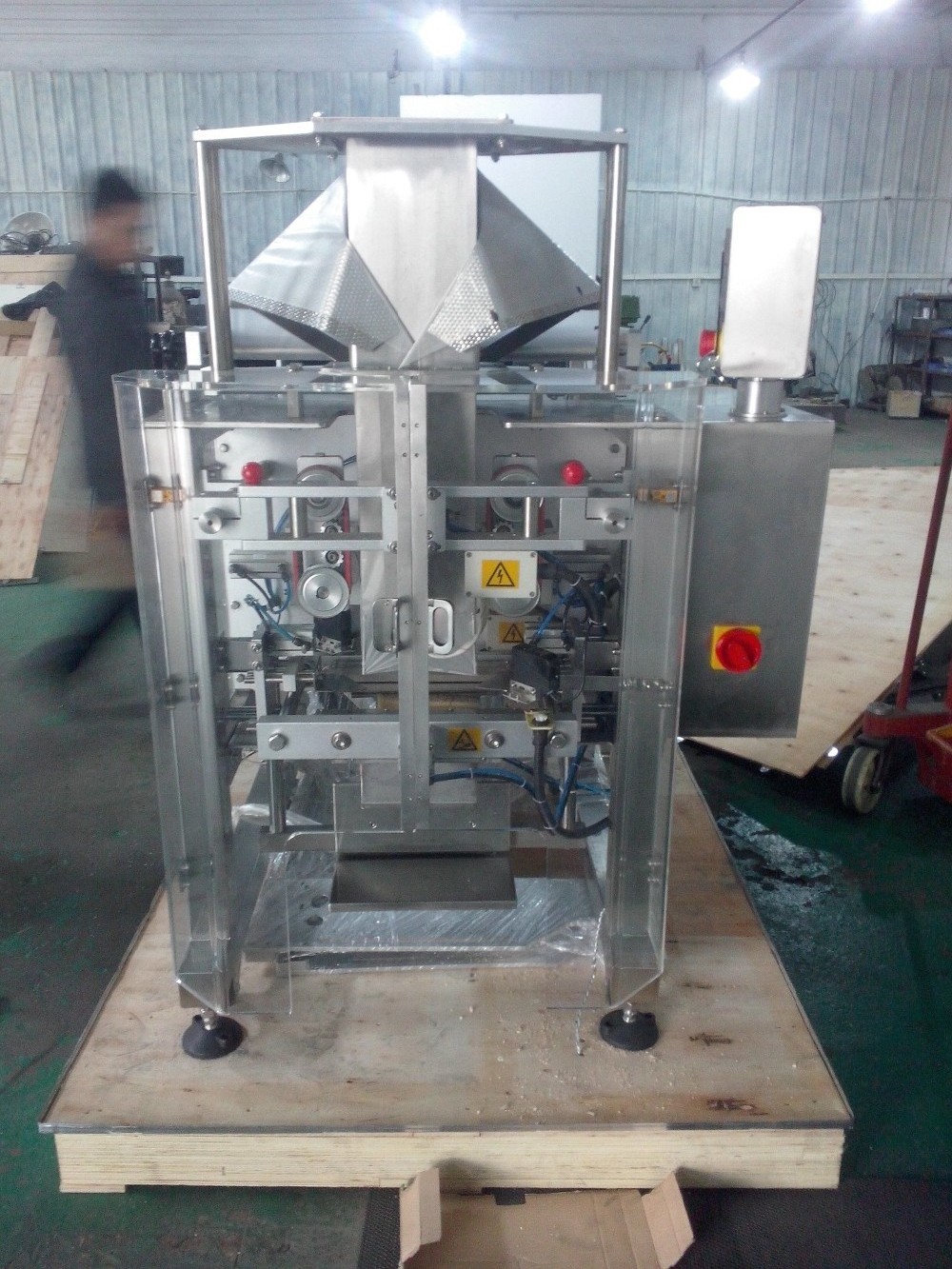 Chilled frozen food packaging machine Chicken leg dumplings meat balls packing machine