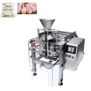 Chilled frozen food packaging machine Chicken leg dumplings meat balls packing machine