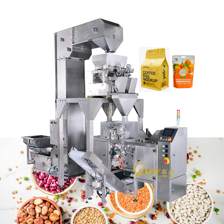 Automatic Granule Packing Machine Doypack Filling Machine semi-automatic Coffee Bean Candy Pouch Premade Bag Packing Machine