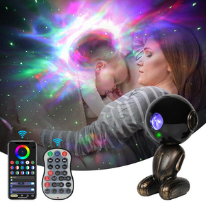 Smart APP star night light BT Robot Nebula projector lamp Astro LED Starry sky projector lights for kid gift Bedroom decoration