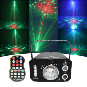 New 7 eyes laser discoteca Lamp RGBW beam projector dj lazer Lights stage dj disco Ball Light for night club party lighting Xmas