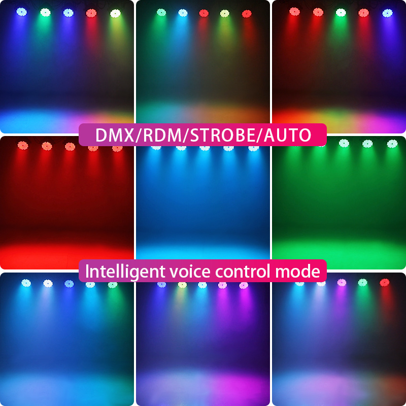 DJ LED 54X3W par light RGBW DMX512 controller Highlight Professional Stage lights Disco Strobe Effect lamp for KTV Bar