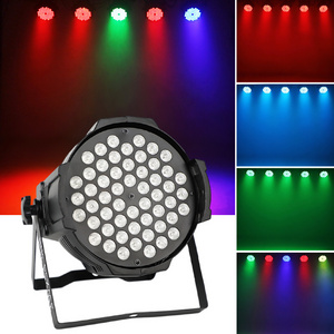 DJ LED 54X3W par light RGBW DMX512 controller Highlight Professional Stage lights Disco Strobe Effect lamp for KTV Bar