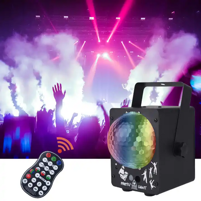 Party Disco Ball Lights Dj Rave Lights Stage Strobe Laser Lights Sound Activated With Remote Control For Xmas Club Bar Parties