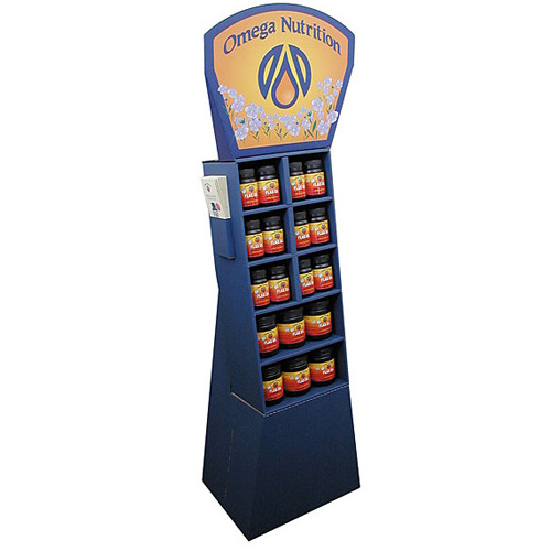 Customized Pharmacy Display Stand Used Point of Sale Medical Store Cardboard Display Stand Rack