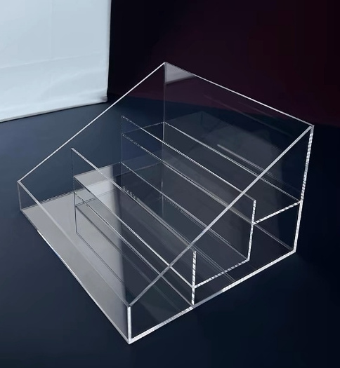 Acrylic Countertop Cosmetic Display Stand for Makeup Display Racks Clear Acrylic Display Holder