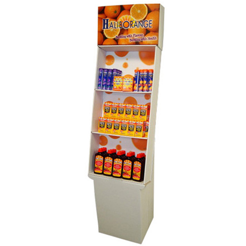 Customized Pharmacy Display Stand Used Point of Sale Medical Store Cardboard Display Stand Rack