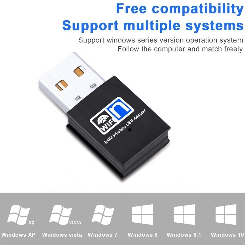 CE ROHS Realtek 8192EU 300Mbps wireless usb adapter wifi dongle for printer android tv box wifi adapter