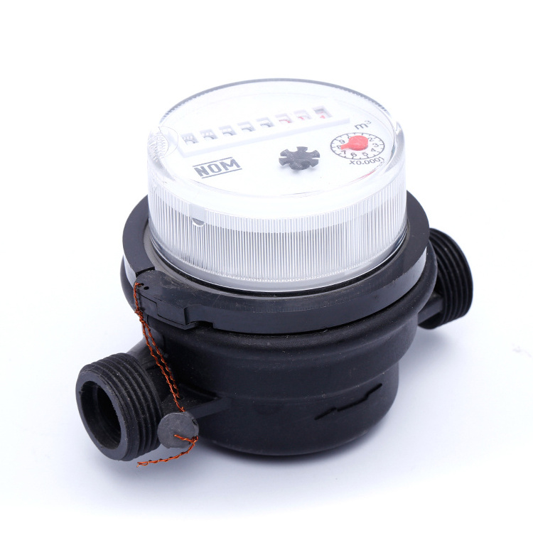 Hot product in Eastern Europe Class B single jet dry dial type plastic cold current water meter