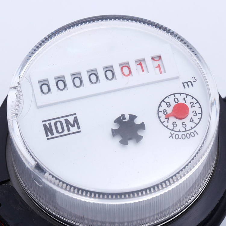 Hot product in Eastern Europe Class B single jet dry dial type plastic cold current water meter