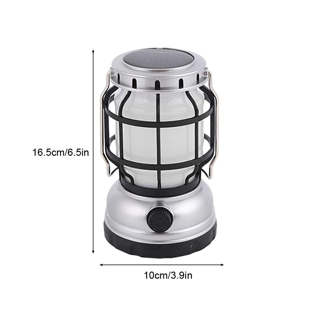 LED camping lantern lights usb solar rechargeable lamp waterproof multifunction power bank flashlight Camping light