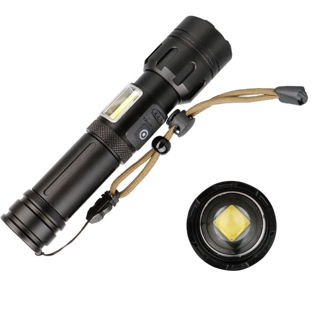 1000 lumen XHP70 USB  rechargeable LED powerful flashlight flashlight