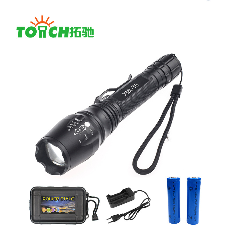 1000 lumen XML T6 light headlamp BSCI factory sale CE ROHS FCC led torch light flashlight rechargeable torch led flashlight