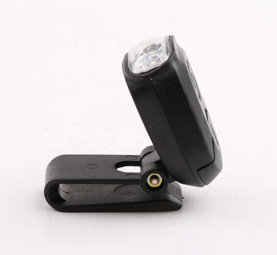 Mini Clip On Head Lighting Fishing Camping Hunting LED Hat Lamp Cap Lights Head Flashlight