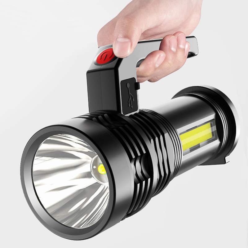 Portable Super Bright Flashlight Waterproof Handheld LED Flash Light High Power USB Rechargeable Torch Lights Lantern