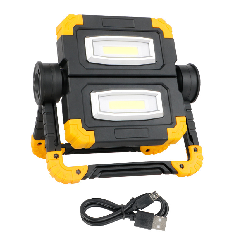 Orlite Hot Selling New Rechargeable Mini COB LED Portable 360 Degree Rotation Folding Working Lamp 2000Lum Work Light