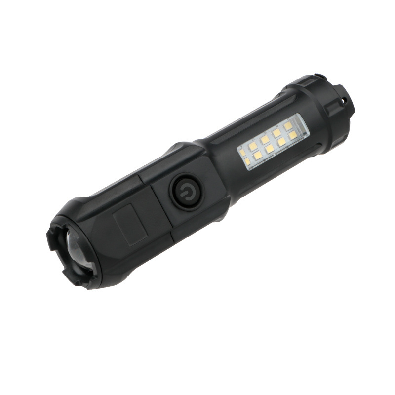 USB Rechargeable Zoomable  Flashlight Small & Bright LED Mini Flashlights  The Size of Pocket Gifts for Children