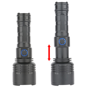 Best Quality Aluminium IPX4 Waterproof USB Rechargeable XHP50 Torch Light Top Technical Tactical Zoom XHP50.2 LED Flashlight