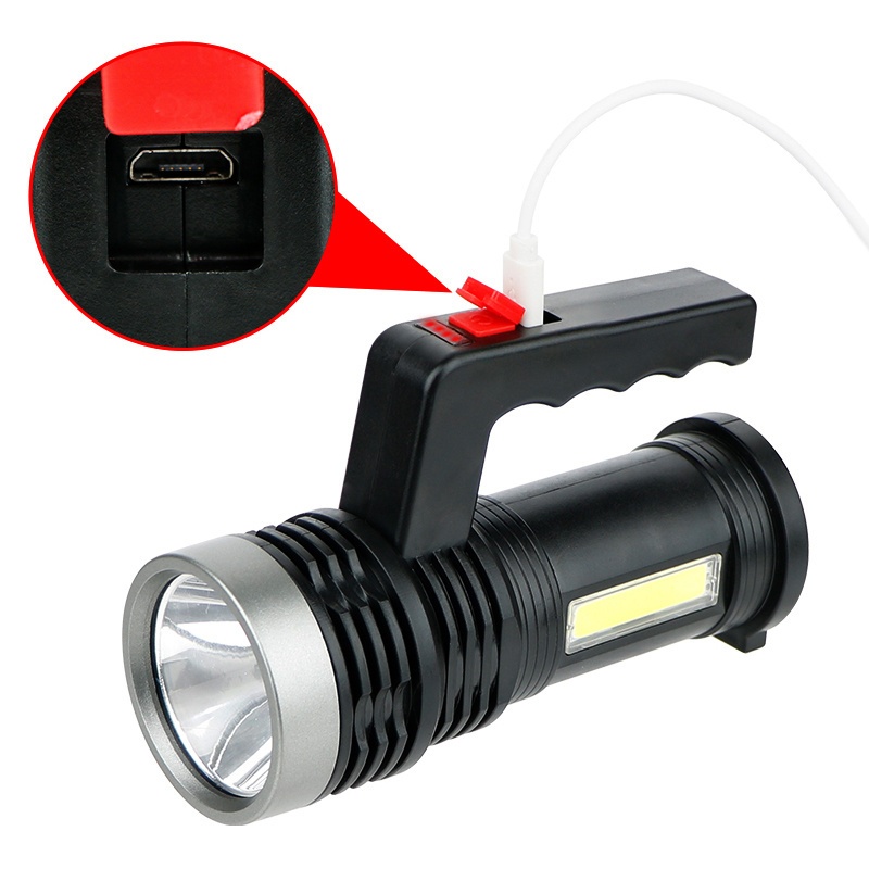 Portable Super Bright Flashlight Waterproof Handheld LED Flash Light High Power USB Rechargeable Torch Lights Lantern