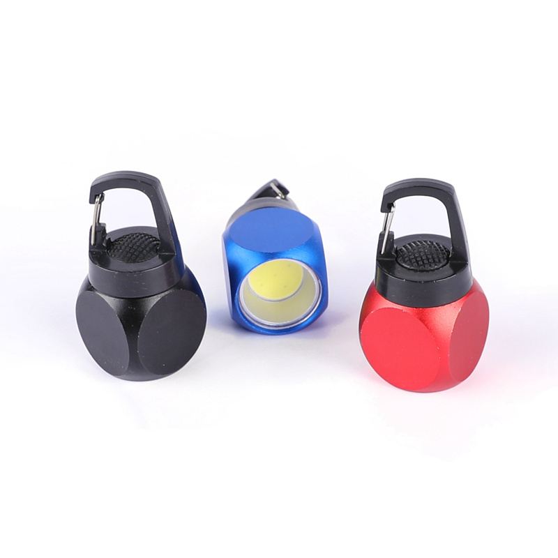 Orlite Mini Aluminium Alloy Pocket Portable Emergency Mini COB Keychain Flashlight Mini Flashlights Keychain