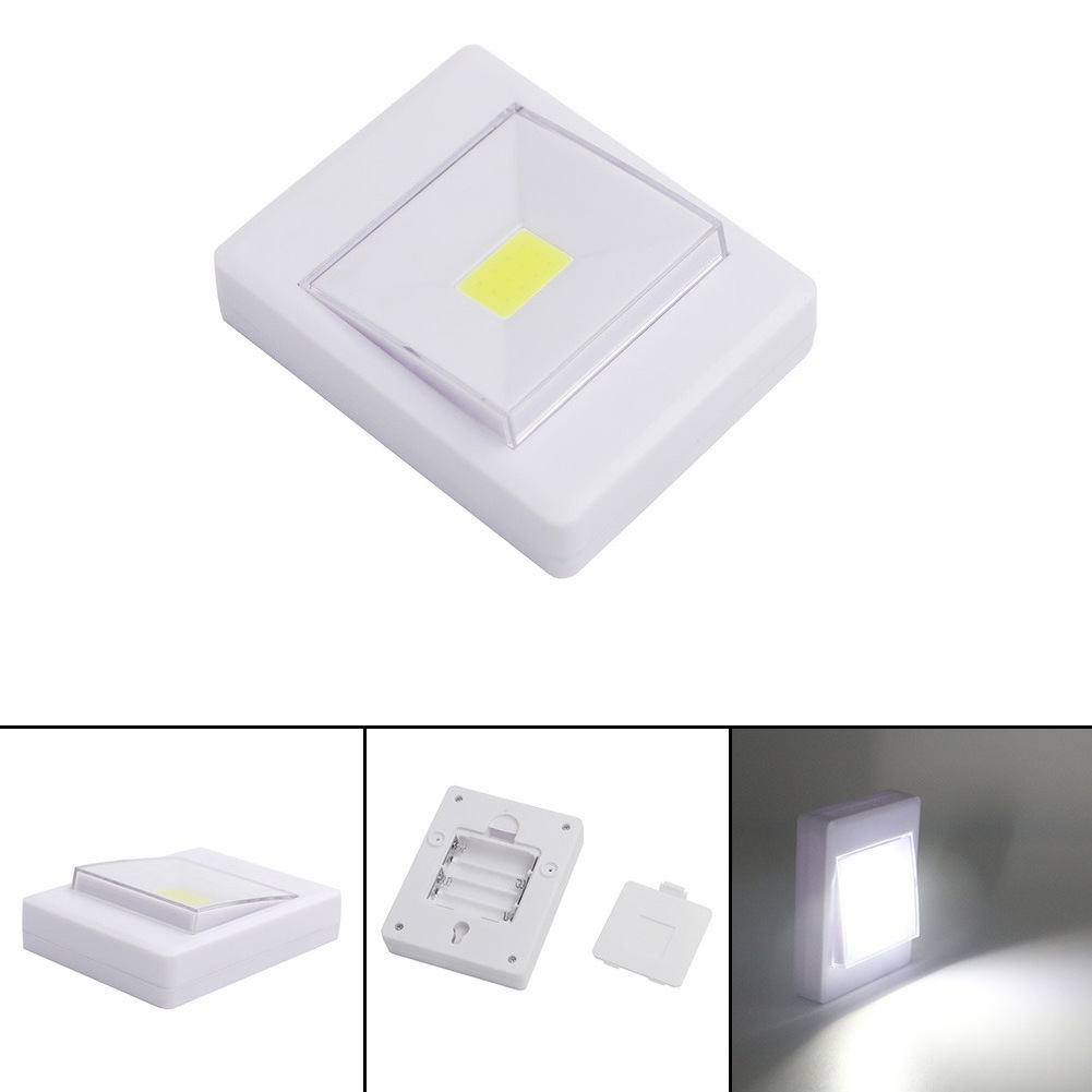 LED Night Light ABS 200lm Cordless LED Switch Light for Under Cabinet, Shelf, Closet, Nightlight & Kitchen COB Switch Light