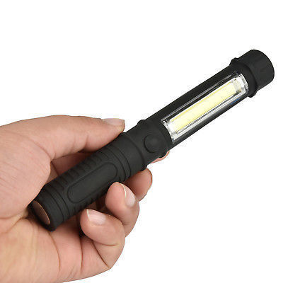 Multi functional Mini COB car maintenance worklight with magnet outdoor LED lighting pen shape portable flashlight work light