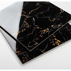 Torch wholesale luxury tile interior vitrified cheap china  factory black porcelain glossed tile