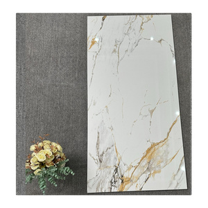 TORCH new design good quality glazed tile polished surface marble textured room non slip tile white porcelain ceramic floor tile