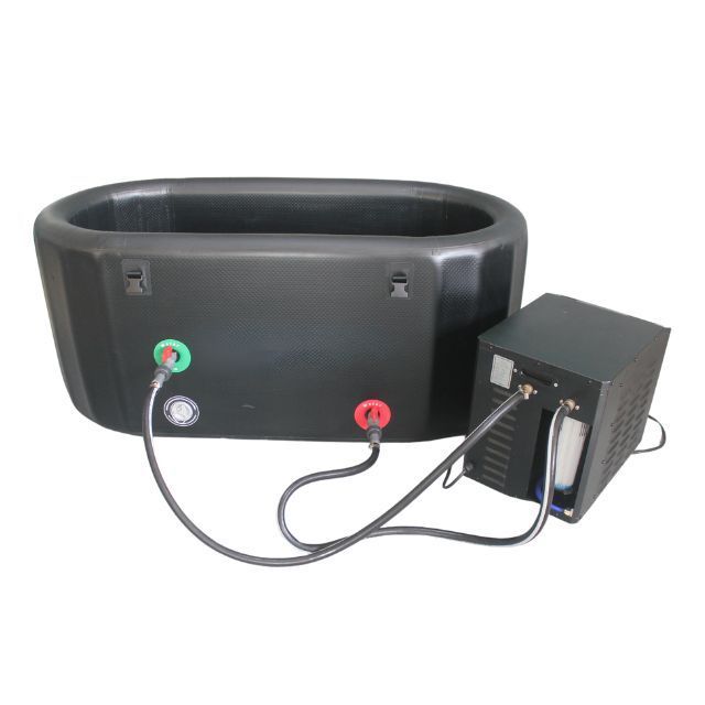 High Quality Ozone Cycle Water Cooled Cold Plunge Machine Ice Bath Chiller with Excellent Pool Accessories