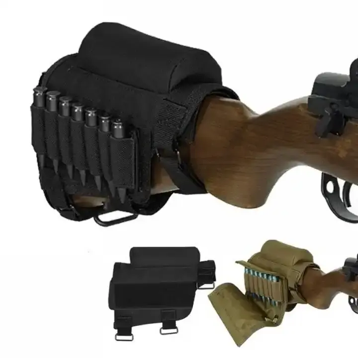 Hunting storage Bag Tactical Rest Bullet Stock Shell Magazine Molle Pouch Cartridge Holder Bag