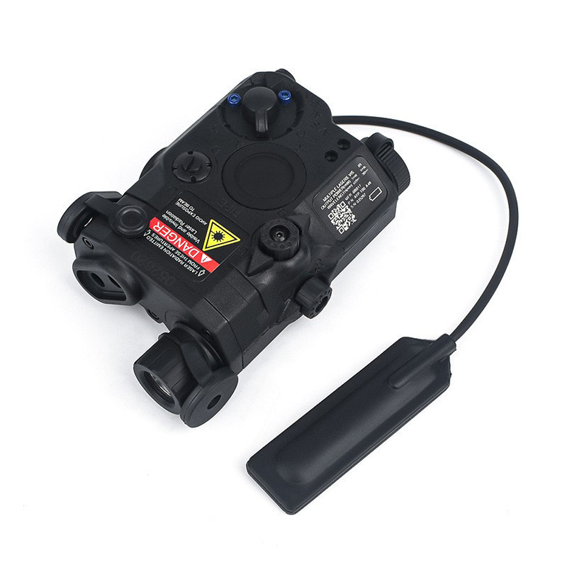 LA5 PEQ-15 Battery Box Tactical Led flash light with red IR Laser Tactics case Multi-function