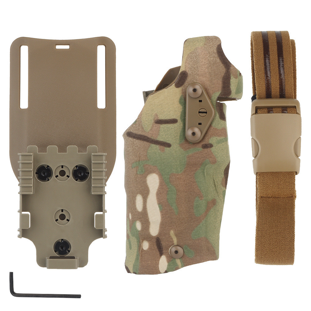 Tactical Holster for GL17 GL19 with X300/X300U Flashlight Tactical Hunting Holster Case