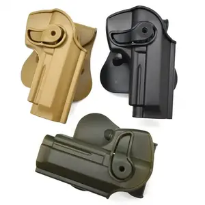 Tactical Hunting Belt paddle Holster for M9 92 96 Men Women tactical waist Holsters case Black tan