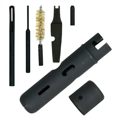 High-quality material barrel cleaning gun brush Gun cleaning kit cleaning brush Black