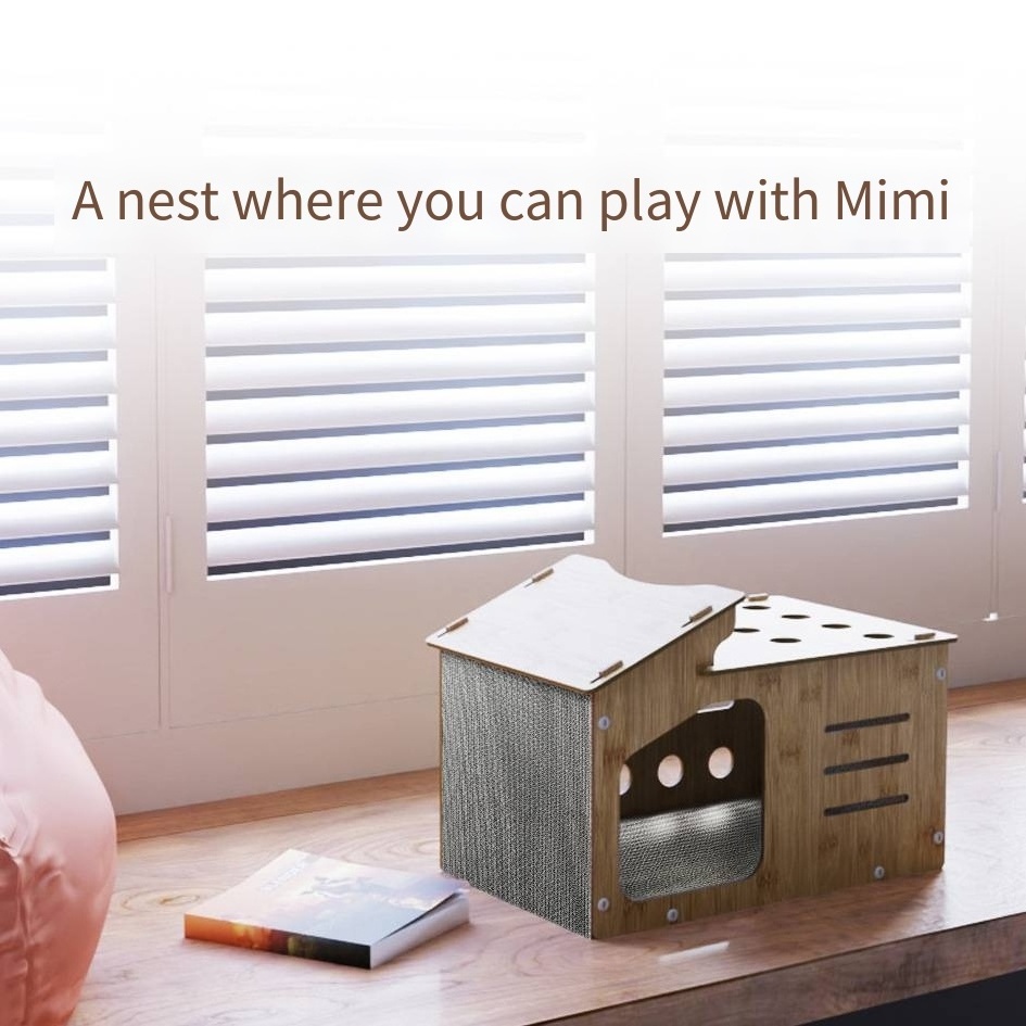 Portable Pet House For Travel Cat Scratching Post Pet Cat Nest