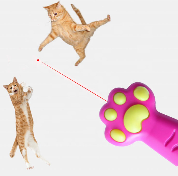 New red laser cat toy interactive pet toy three-in-one light USB charging cat toys for indoor cats