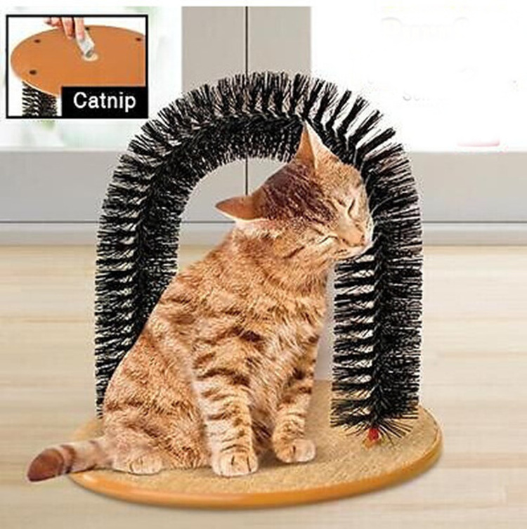 Cat Brush Rubbing Device Cat Scratch Cat Toy Pet Supplies Arch Thick