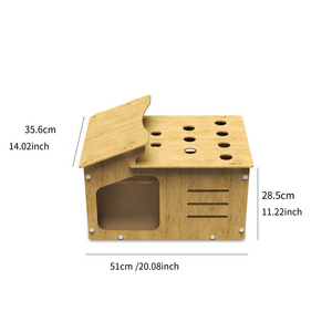 Portable Pet House For Travel Cat Scratching Post Pet Cat Nest