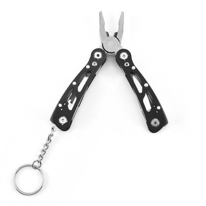 Multitool Mini Tools Folding Pocket Pliers With Knife All in One Stainless Steel Multi Function EDC Gear for Men For Outdoor