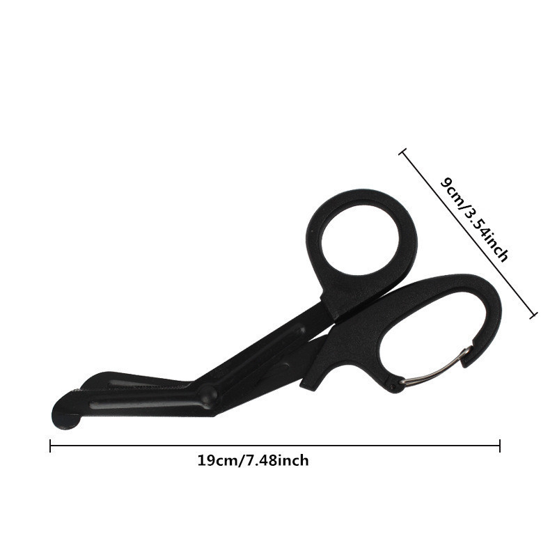 Factory Price Sharp First Aid Emt Emergency Nursing Bandage Scissors Portable Medical Trauma Shears With Carabiner