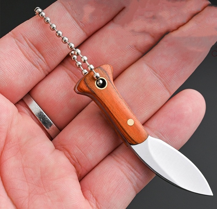 Mini Chef Knife EDC Knives Set Tiny knife Cleaver Keychain Tiny Things for Package Opener Box Cutter