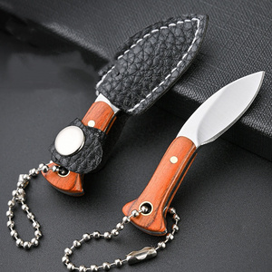 Mini Chef Knife EDC Knives Set Tiny knife Cleaver Keychain Tiny Things for Package Opener Box Cutter