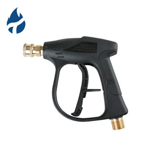 NBT Durable Brass Stainless Steel PVC Multi-use Car Washing Water Spray Gun 4350PSI High Pressure Washer Gun