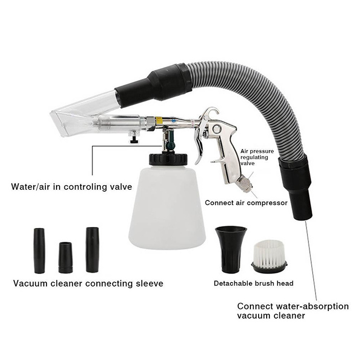 NBT Wholesale Car Cleaning Kit Various Spray Gun 2 in 1 Bearing Custom Tornado Vacuum Cleaner Gun