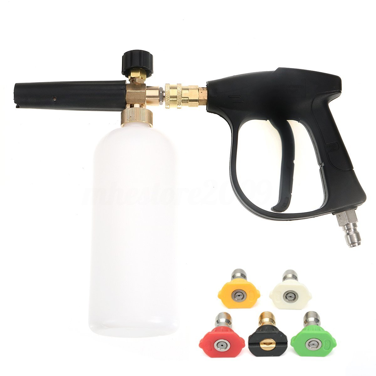 NBT OEM Car Cleaning Spray Lance Heavy Duty Brass Car Wash 1/4' Quick Connect Car Wash Foam Snow Cannon