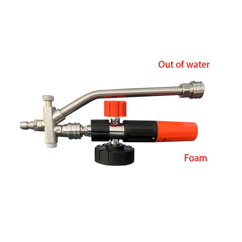 NBT 2-Way High Pressure Washer Snow Foam Spray Gun Attachment For Foam Cannon Water Spray Gun Quick Connector