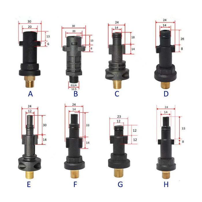 Car Wash Machine Accessories Karcher HD Adapter Nilfisk Gerni Bosch Aquatak Foam Cannon Adapter