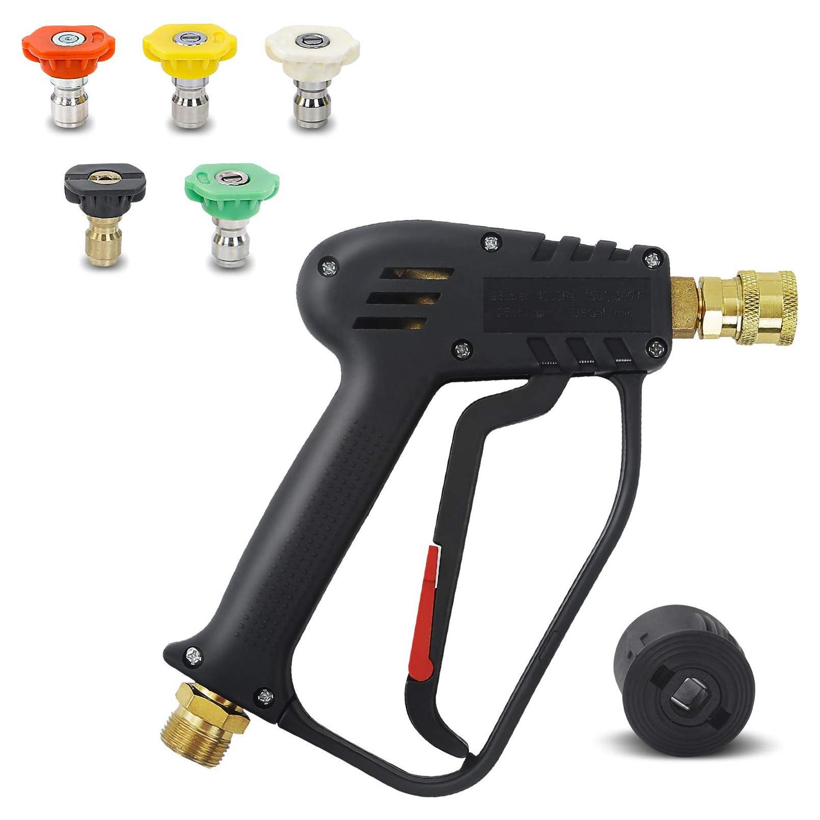 M22 Karcher Quick Connection Adapter Car Wash High Pressure Washer Gun Quick Connect Color Nozzle Kit