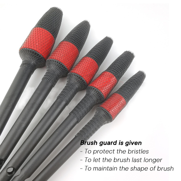 Multifunctional Car Air Conditioning Air Outlet Brush 5-Piece Set Cleaning Brush Car Maintenance Crevice Brush